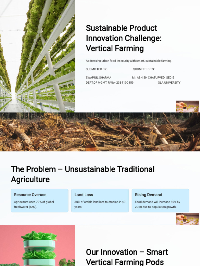 Smart Vertical Farming for Urban Food Security | PDF | Agriculture ...