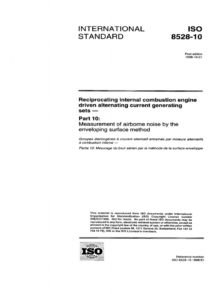 ISO 8528-10-1998 Scan | PDF