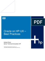 Oracle on HP-UX – Best Practices