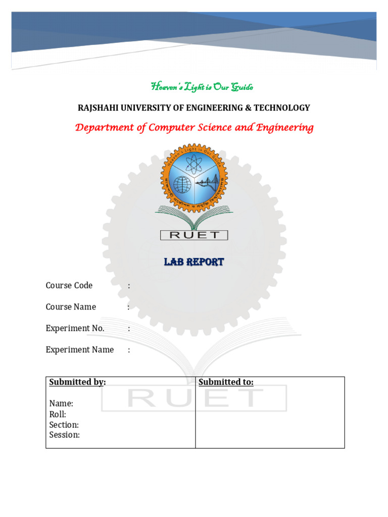 LDR Light Sensor Lab Report CSE 3106 | PDF