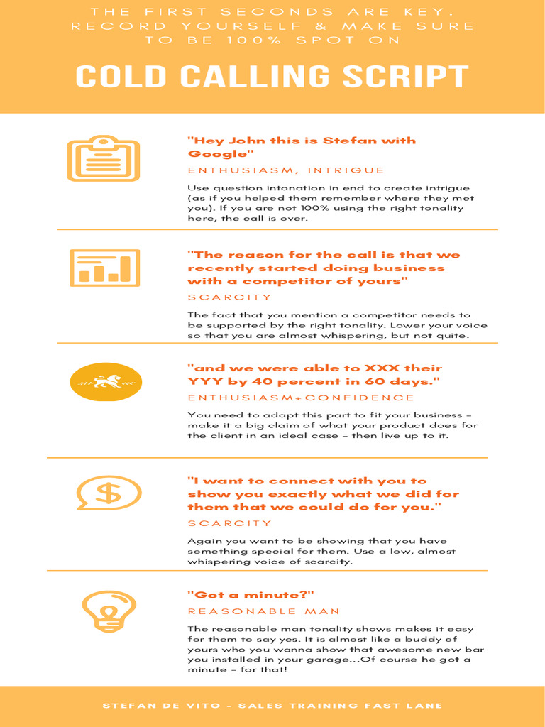 Top 10 Questions to Improve a Rep's Cold Calling Script