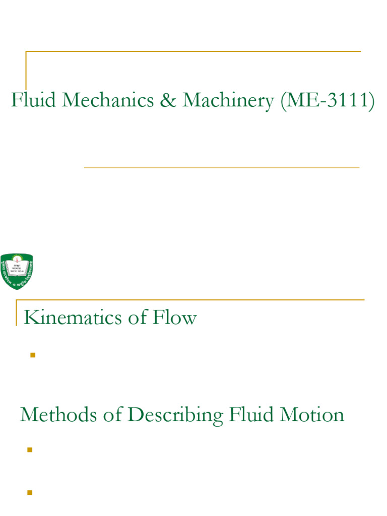 Fluid Mechanics Course Overview | PDF | Fluid Dynamics | Continuum ...