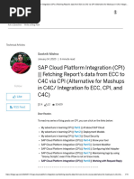 SAP HANA to CPI JDBC Connection Guide | PDF | Cloud Computing | Databases