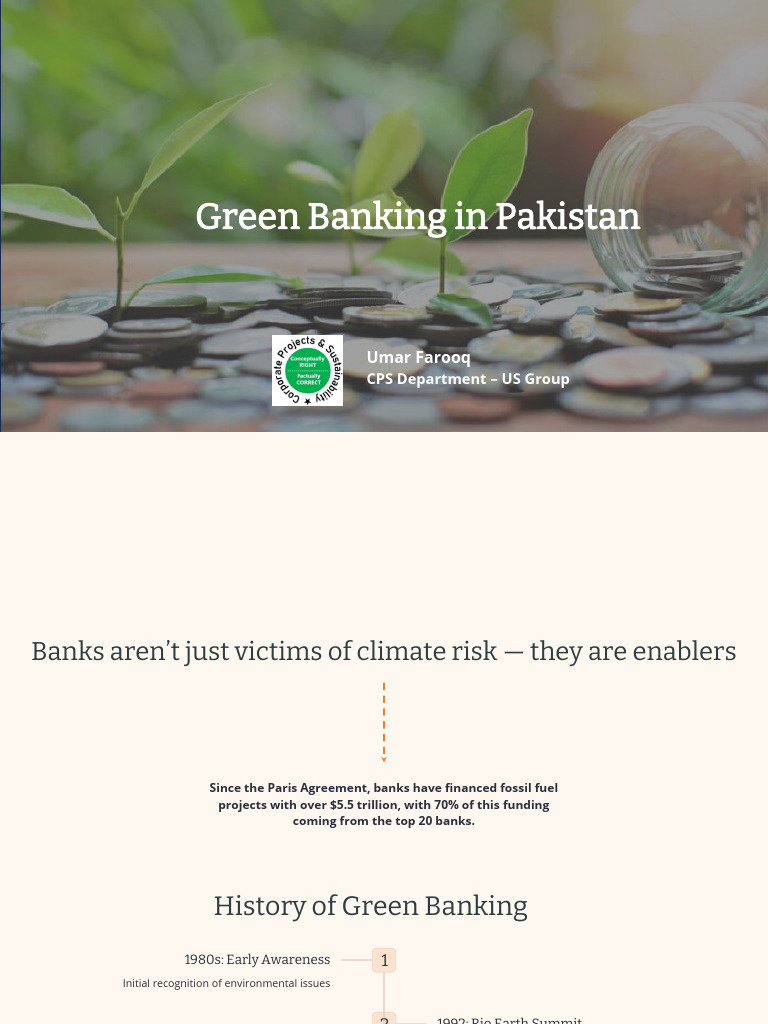 SBP Green Banking Guidelines Overview | PDF | Occupational Safety And ...