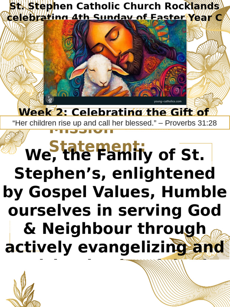 St. Stephen's 4th Sunday Easter Mass | PDF | Eucharist | Jesus