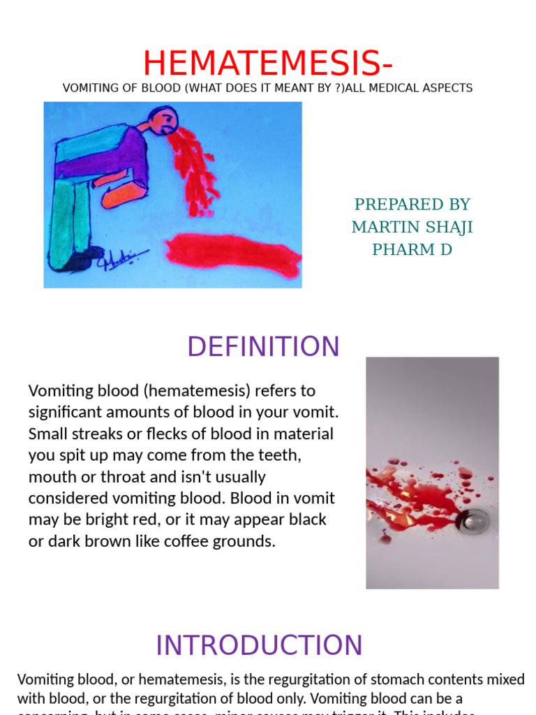 Presentation1 200822043115 | PDF | Vomiting | Anemia
