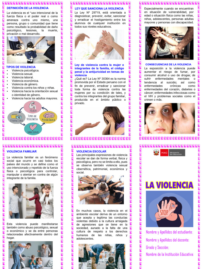Tipos y Consecuencias de la Violencia | PDF | Violencia | Violencia ...
