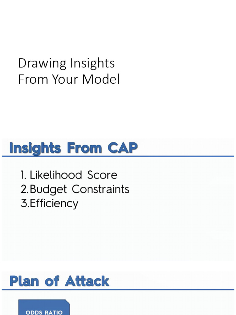 11 - Drawing Insights From Your Model | PDF