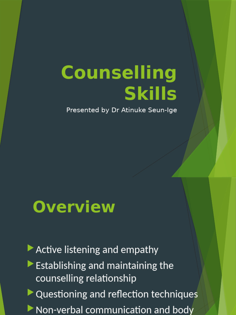 Essential Counselling Skills Guide | PDF