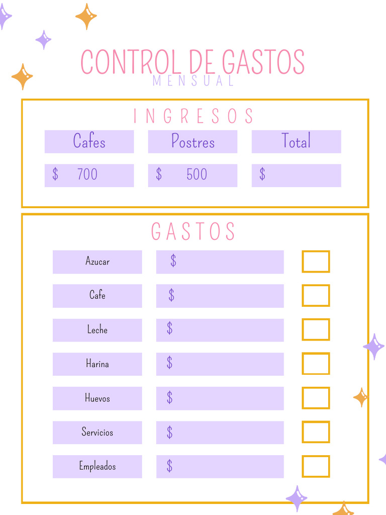 Control de Gastos Mensuales | PDF