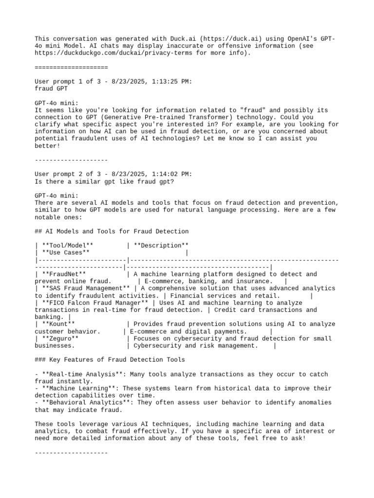 Duck - Ai - 2025 08 23 - 13 18 19 | PDF | Analytics | Artificial ...