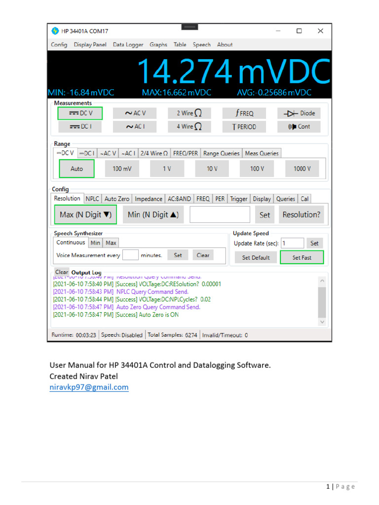 HP 34401A Software User Manual | PDF | Computer Engineering | Computer ...