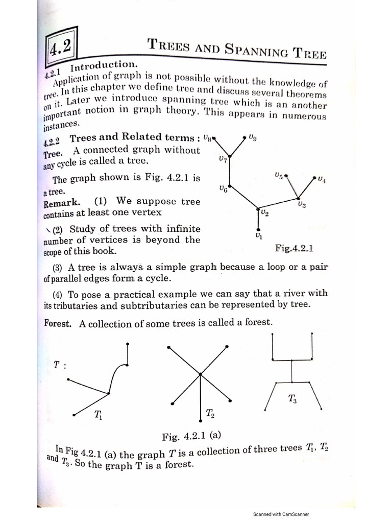 Trees and Spanning Tree | PDF
