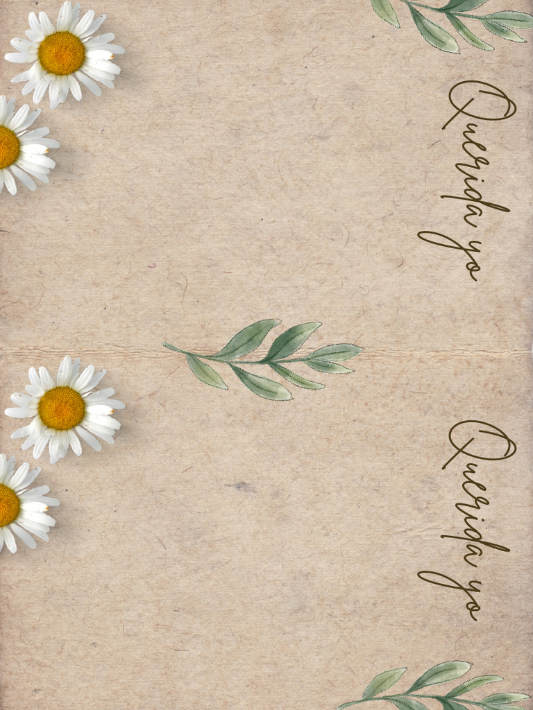Documento A4 de Carta de Amor para Alguien Especial Color Beige PDF | PDF