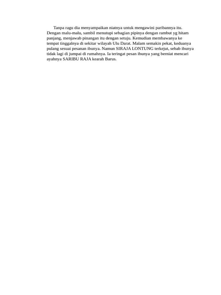 Si Raja Lontung | PDF