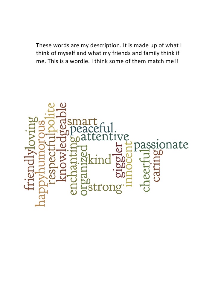 Personal Wordle Description | PDF
