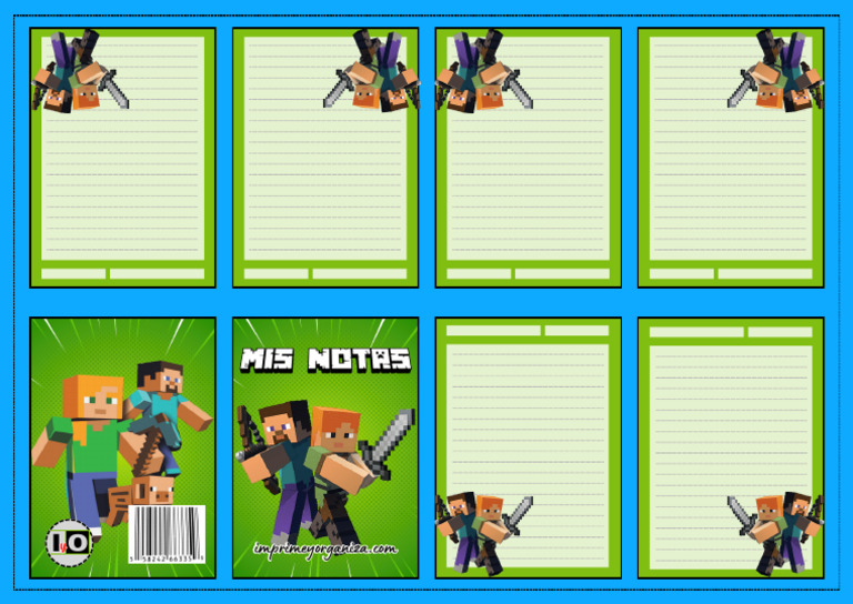 Mini Notas Minecraft | PDF