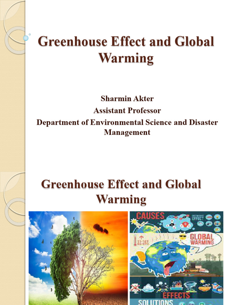 Greenhouse Effect and Global Warming | PDF | Greenhouse Effect ...