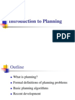 Introduction To Planning