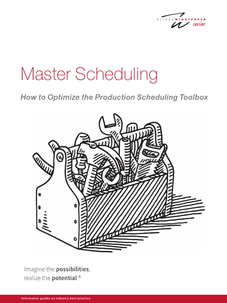 Master Scheduling Best Practices Guide | PDF | Inventory | Enterprise ...