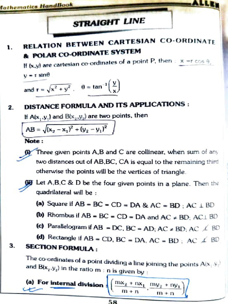 Cartesian and Polar Coordinate Systems | PDF | Cartesian Coordinate ...