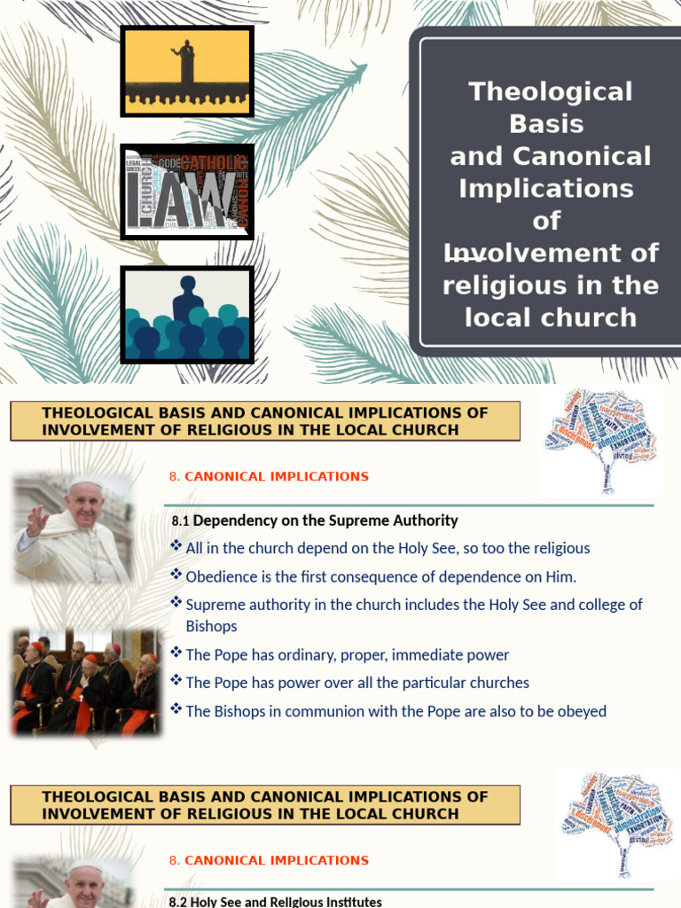 Canonical Role of Religious in Local Church | PDF | Anglicanism | Bishop