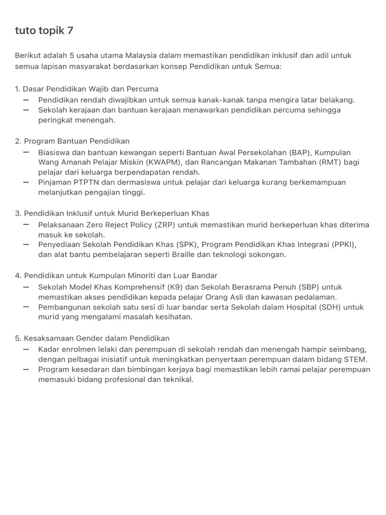 Tuto Topik 7 | PDF