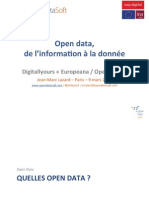 Open Data - Jean-Marc LAZARD - OpenDataSoft