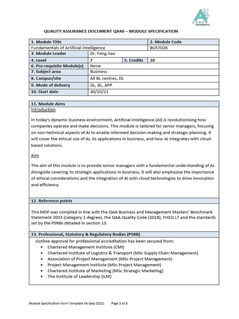 AI Fundamentals for Business Leaders | PDF | Artificial Intelligence ...