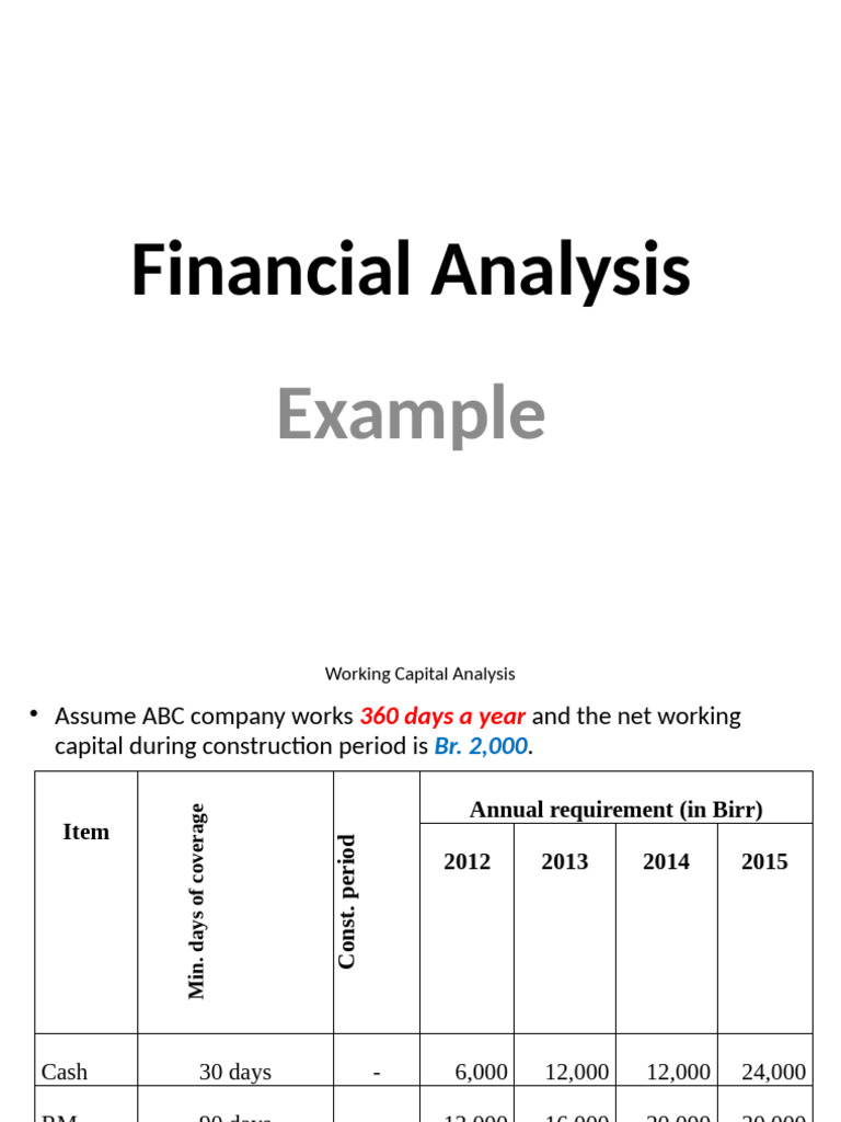 Financial Analysis and Projections Guide | PDF | Net Present Value ...