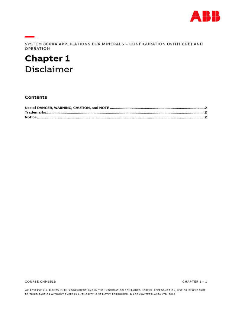 CHH651-01.2 Disclaimer - RevG | PDF