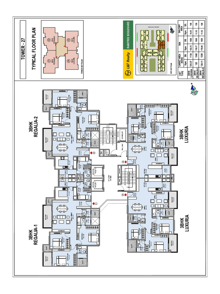 Architectural Layout of Tower 27 Copy Fo | PDF