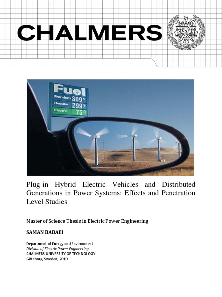 PHEV | PDF | Plug In Hybrid | Electrical Substation