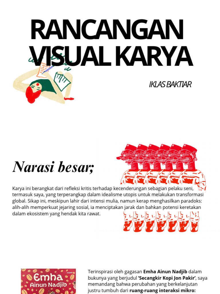 Rancangan Visual Instalasi Karya Seni | PDF