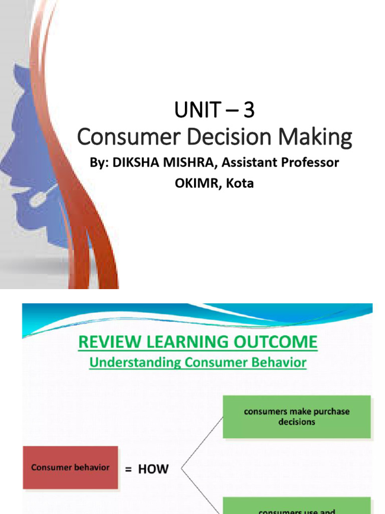 Understanding Consumer Decision Making | PDF