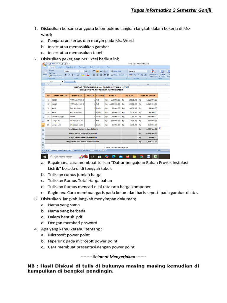 Tugas Informatika 3 | PDF