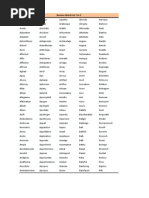 5 Letter Words | PDF | Nature