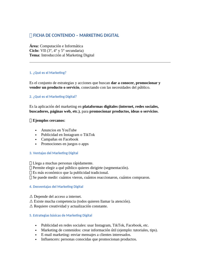Introducción al Marketing Digital | PDF | Publicidad digital | Marketing
