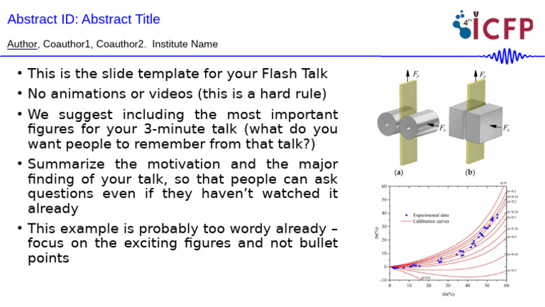 Flash Talk Presentation Guidelines | PDF