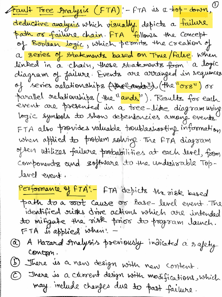 FTA Analysis for Risk Mitigation | PDF