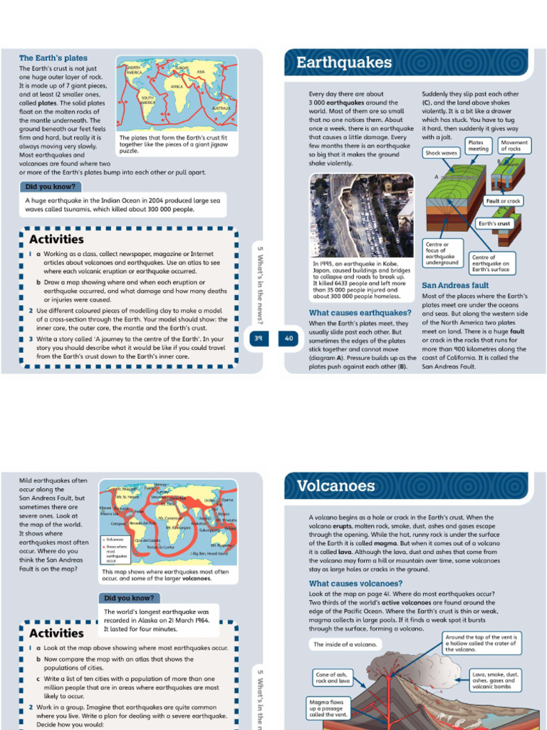 Understanding Earth: Geology Basics | PDF | Volcano | Earthquakes