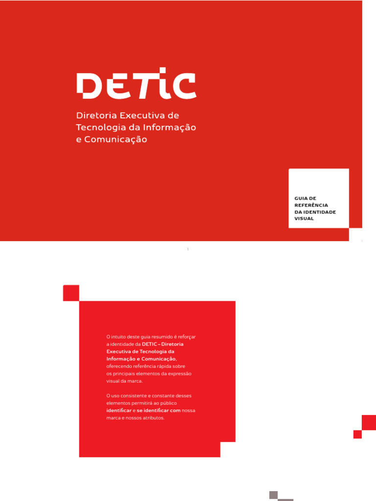 Guia da Identidade Visual DETIC | PDF | Tipografia | Modelo de cores RGB