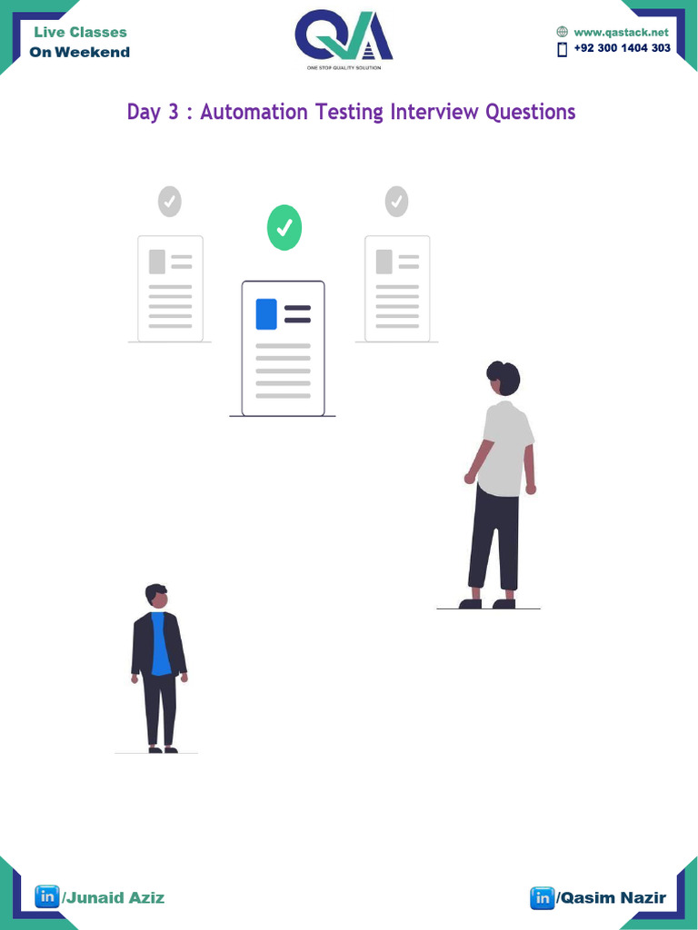 Java Automation Testing Interview Q&A | PDF | Class (Computer ...