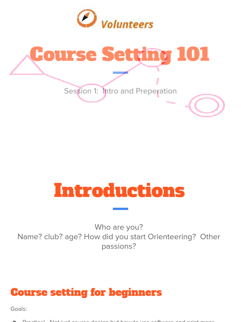 Beginner's Guide to Course Setting | PDF