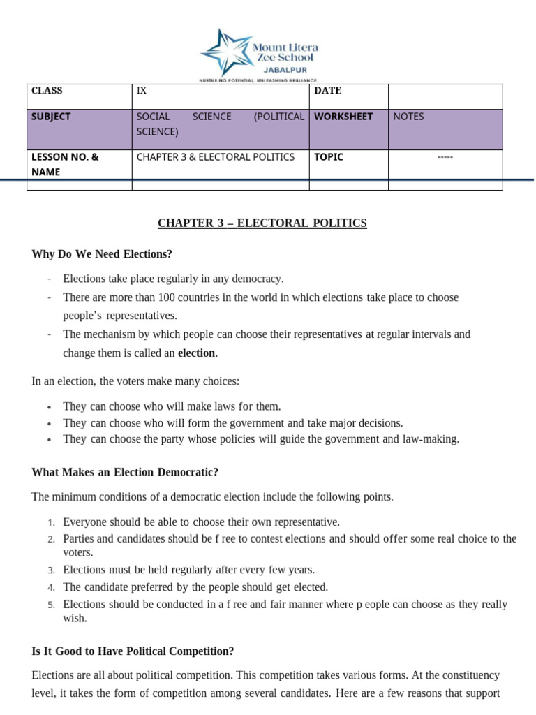 Understanding Democratic Elections in India | PDF | Elections | Voting