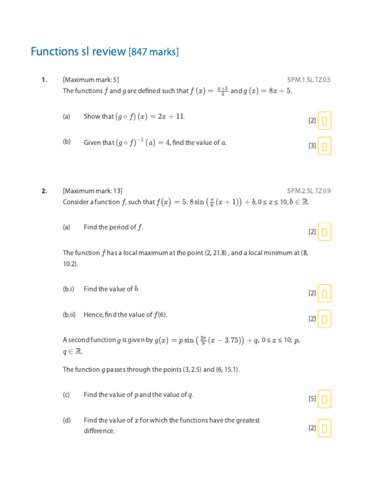 Function Analysis and Transformations | PDF | Circle | Function ...