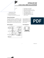 HT24LC01/02 CMOS Serial EEPROM Datasheet Holtek