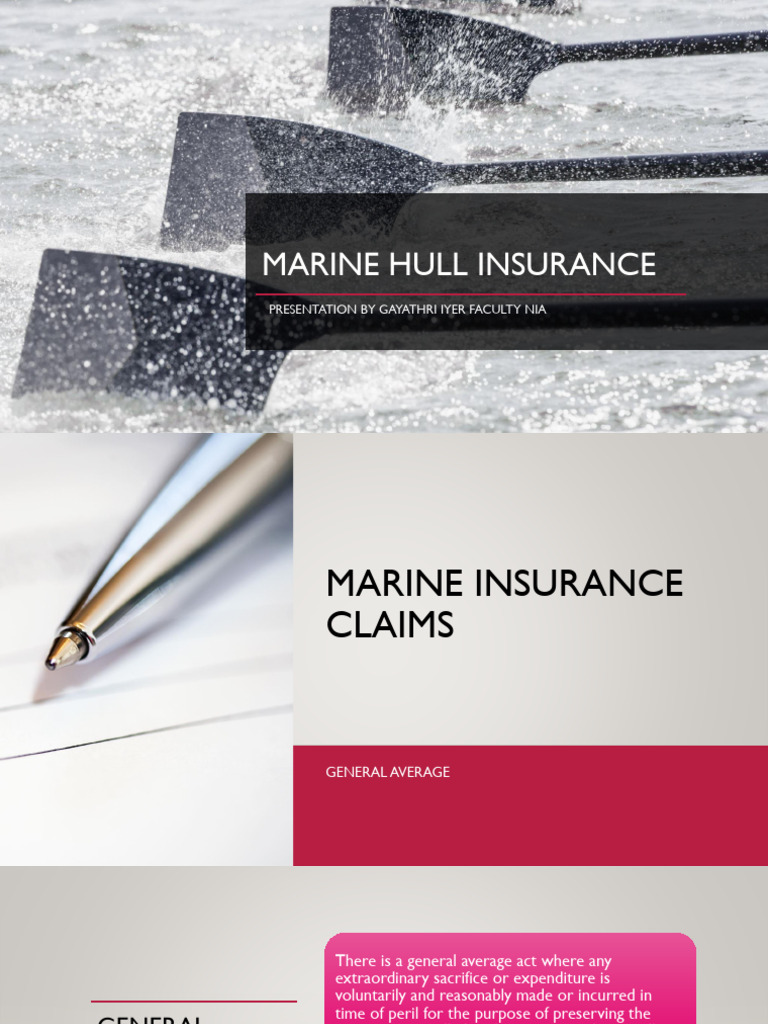 Understanding General Average in Marine Insurance | PDF | Expense | Ships