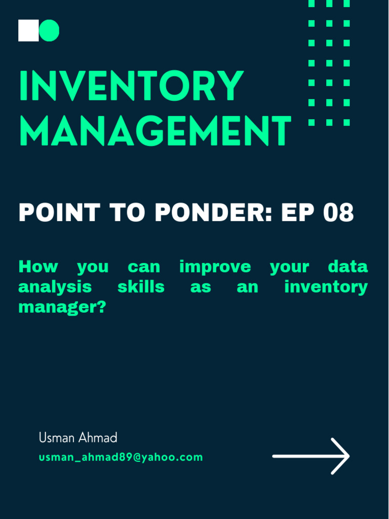 Improve Inventory Data Analysis Skills | PDF | Analytics | Inventory