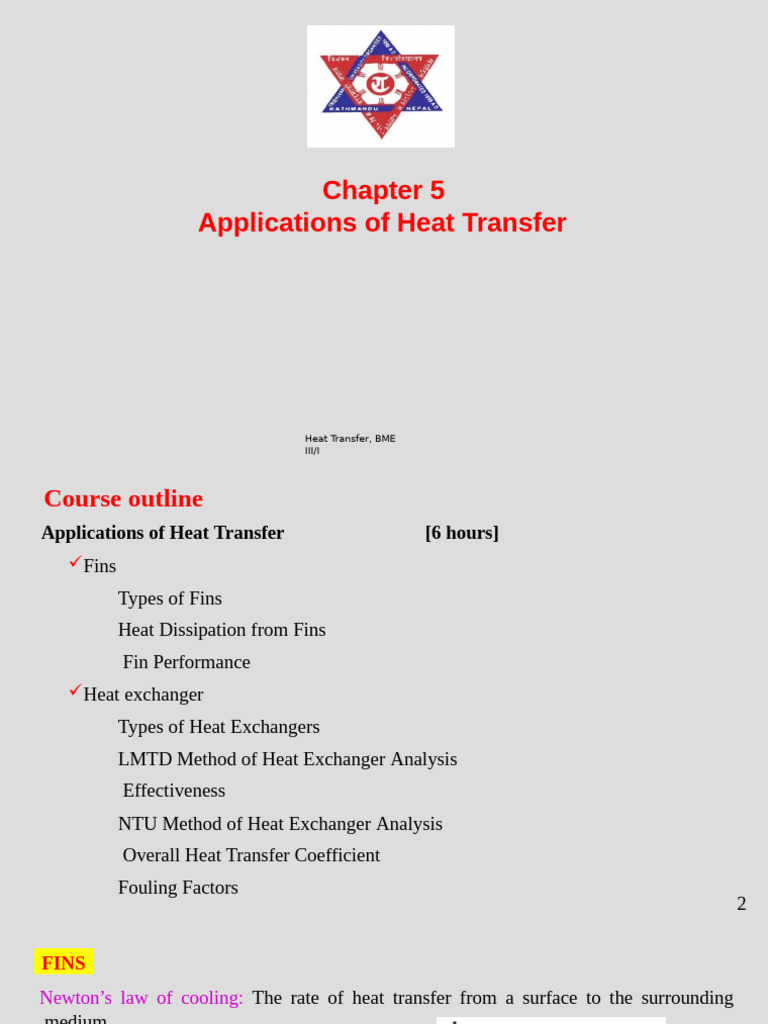 Types of Fins in Heat Transfer | PDF | Heat Transfer | Heat Exchanger